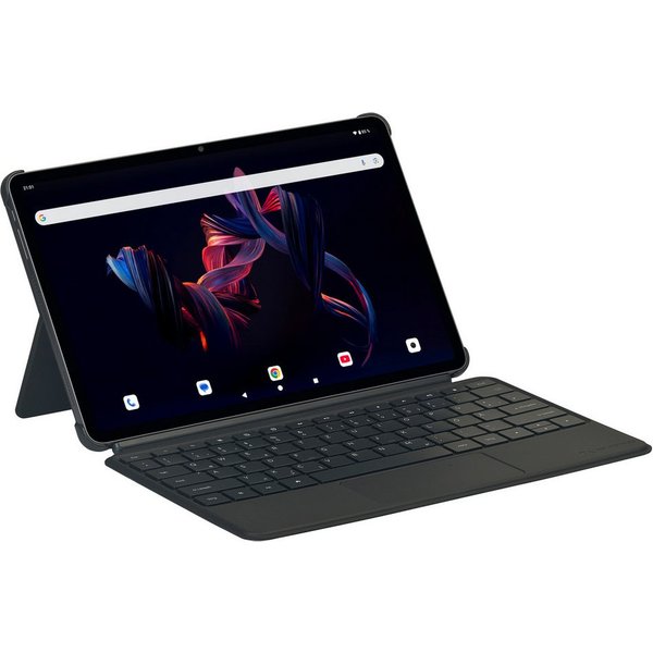 Acepad TE200 Tastatur mit Touchpad für HIGH E200 Tablet-Tastatur (inkl. Cover mit Ständer, magnetischer Pogo-Pin-Anschluss zum Andocken)
