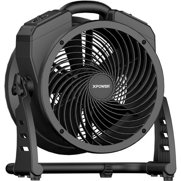 XPOWER Tischventilator FC-100 Mehrzweck 11" Luftumwälz Utility Lüfter Elektro Ventilator, 60W, 900CFM, 3H Timer & 4 Geschwindigkeiten, 41x36x22.5cm