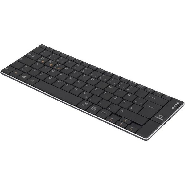 Renkforce Bluetooth®-Tastatur "Slim" RF-4749657 Tastatur (Wiederaufladbar)
