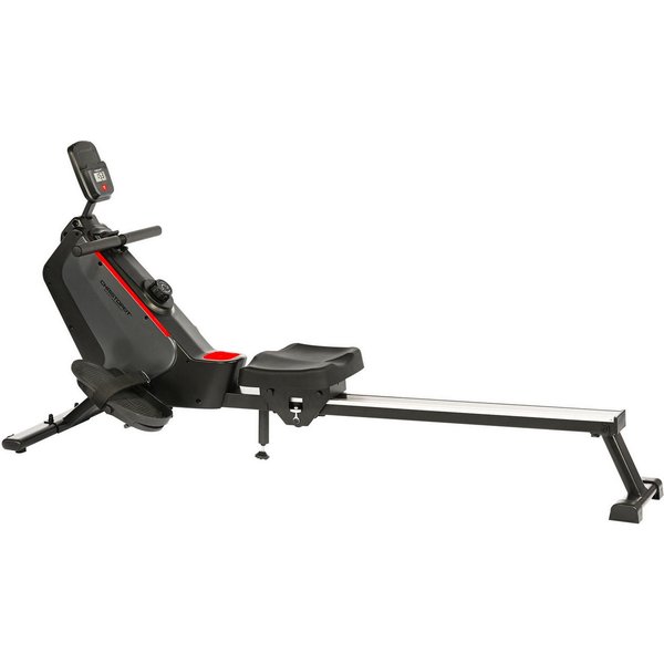 Christopeit Sport® Rudergerät RW 1000 (Bluetooth Verbindung für optionalen BT-Pulsgurt, Sport), Rudermaschine, 120 kg max. Benutzergewicht