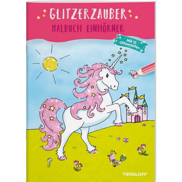 Glitzerzauber Malbuch. Einhörner / Sandra Schmidt