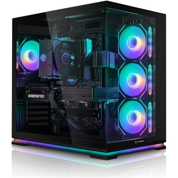 AurumPC R7 7800X3D mit RX9070 XT 16GB und 32GB DDR5 RAM Gaming-PC (AMD Ryzen 7 7800X3D, Radeon RX 9070 XT, 32 GB RAM, 1000 GB SSD, Luftkühlung, Windows 11, WLAN