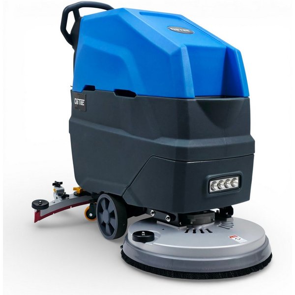 DeTec. Hartbodenreiniger Nachläufer Scheuersaugmaschine Gewerbe DT-FS1 – 24V Li-Ionen-Akku, 500 W, Bodenreinigungsmaschine mit 53 cm Arbeitsbreite