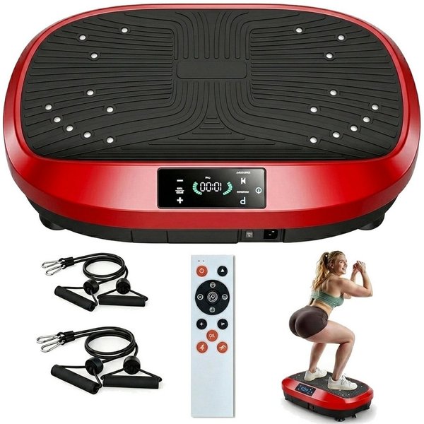 kehot Vibrationsplatte Vibrationsplatte für Ganzkörpertraining zu Hause, 200 W, 120 Intensitätsstufen, (Große Trainingsfläche für Fitness und Bewegung im Alltag