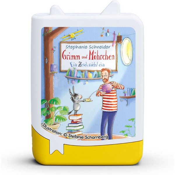 tonies Hörspielfigur Grimm und Möhrchen - Ein Zesel zieht ein, Hörbuch für Kinder ab 5 Jahren mit Bio-zirkulärem Material