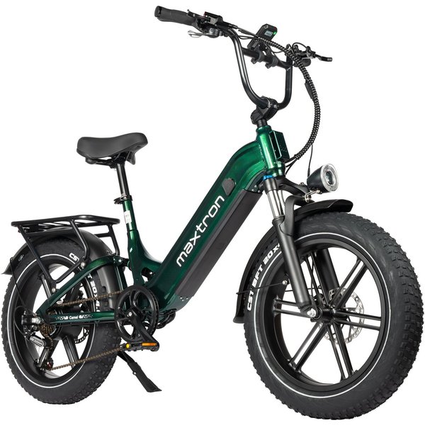 Maxtron E-Bike Crossrad Maxtron Camel E-Bike compactbike, 7 Gang Shimano, Kettenschaltung, Heckmotor, 864 Wh, (Packung), 20-Zoll-Fettreifenfahrrad mit Vorder- u