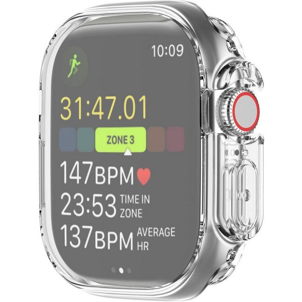 Protectorking Schutzfolie Schutzhülle für Apple Watch Ultra 1 & 2 49 mm Smartwatch Displayschsch, (1-Stück), ANTI-SCHMUTZ