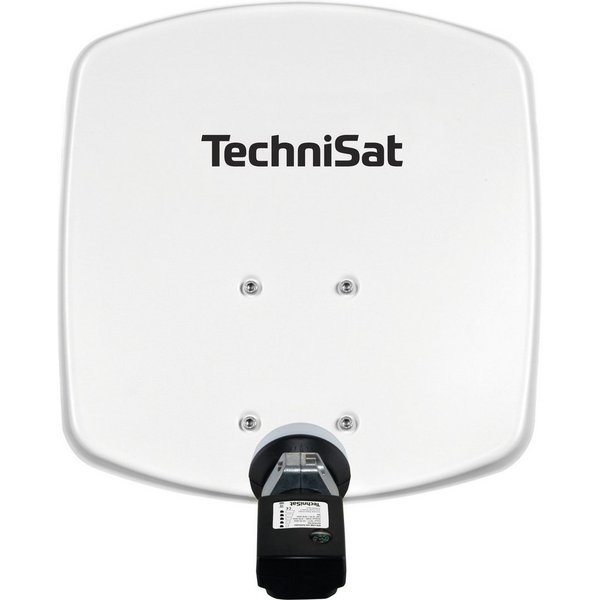 TechniSat DIGIDISH 33 mit Satfinder V/H-LNB Sat-Spiegel (33 cm, Aluminium, Single-LNB mit Satfinder, für 1 Teilnehmer, inkl. Wandhalterung)