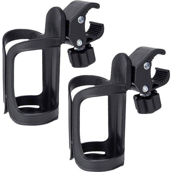 MOPUEA Flaschenhalter 360° drehbarer Fahrradflaschenhalter für Lenker & Kinderwagen, (360° drehbarer Flaschenhalter für Fahrrad und Kinderwagen, Inkl. Halter, S
