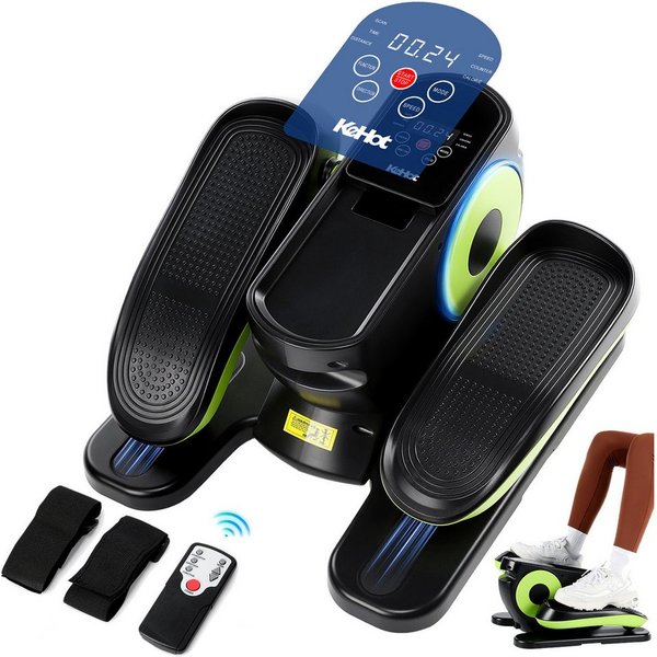 kehot Mini-Stepper Automatischer Mini-Stepper mit Display & Fernbedienung für Zuhause (Elektrischer Sitz-Stepper mit 12 Stufen & 3 Programmen, Leiser Motor, Kom
