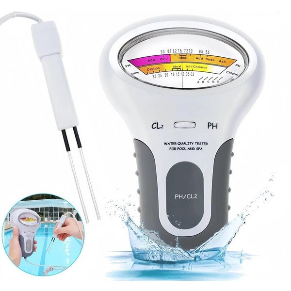 FELIXLEO Wassersensor 2 in 1 PH Chlor Tester Wassertester Pool Aquarium Messgerät, (1-St)