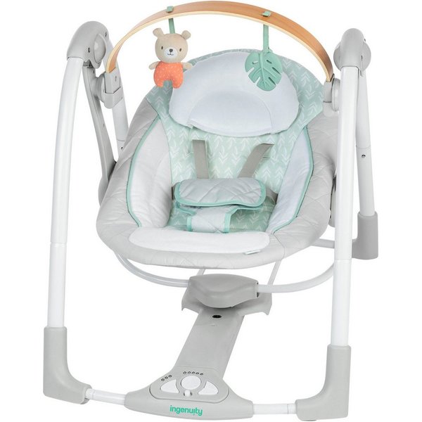 ingenuity Babywippe Cozy Spot Swing 'n Go Portable Swing, mit Sound-Effekt