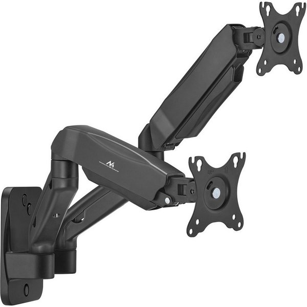 Maclean Monitor-Halterung MC-988, (bis 32,00 Zoll, Wandhalterung für zwei Monitore 17-32 9kg)