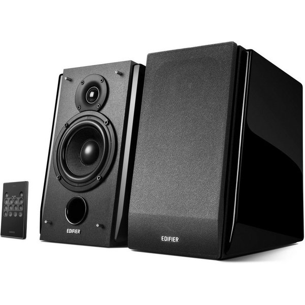 Edifier® R1850DB Regal-Lautsprecher (70 W, Monitorlautsprecher mit Subwoofer)