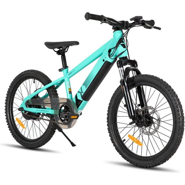 HILAND E-Bike 20/24 Zoll E‑Mountainbike 24V 250W Akku abnehmbar Kinder u. Erwachsene, Heckmotor, 124,8 Wh