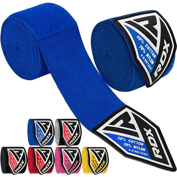 RDX Sports Boxbandagen RDX 4.5m Profi Boxbandagen Boxen MMA Muay Thai, Elastisch Handbandagen