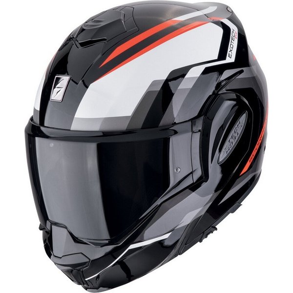 Scorpion Exo Motorradhelm EXO Tech Evo Furio Helm, Integriertes Sonnenvisier