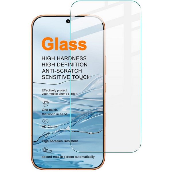Wigento Displayschutzglas 1x für Honor 600 Pro Bildschirmschutz 9H HD Hartglas für Honor 600 Pro, 9H Härte, HD klar