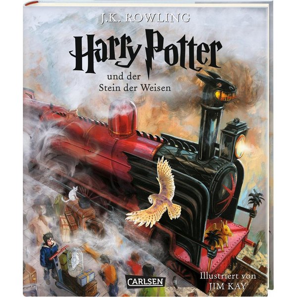Harry Potter und der Stein der Weisen (farbig illustrierte Schmuckausg / J. K. Rowling