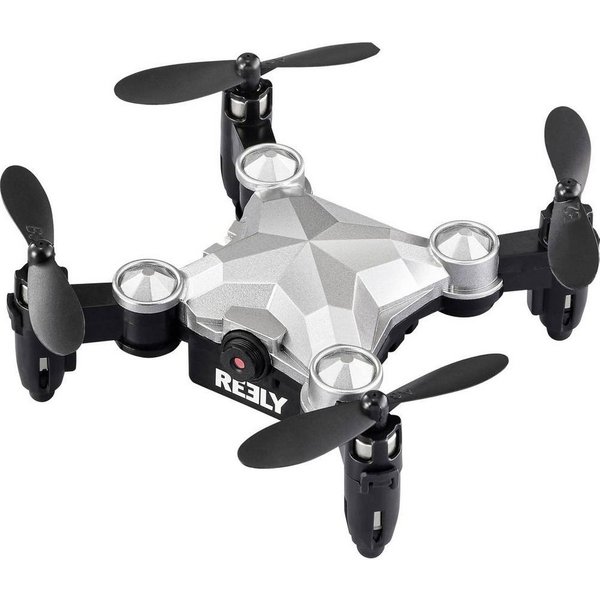 Reely Suitcase mini drone Quadrocopter RtF Einsteiger, Kameraflug Quadrocopter (Altitude-Mode, Automatisches Starten/Landen, Flip-Funktion)