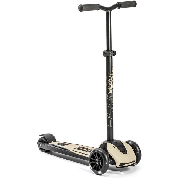 Scoot and Ride Dreiradscooter Scooter Highwaykick 5 LED Ash, 5 LED Ash, Kinderroller ab 5 Jahren in Grau