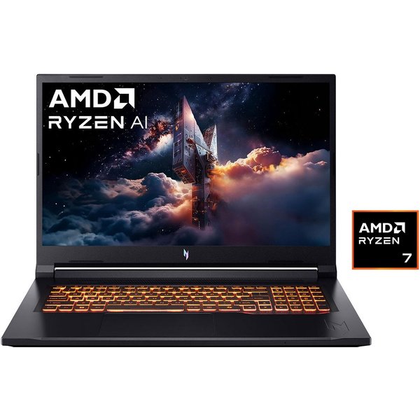 Acer Nitro V ANV17-41 RTX 5050/5060/5070 Gaming-Notebook (43,94 cm/17,3 Zoll, AMD Ryzen 7 260, GeForce RTX 5070, 32 GB, 1000 GB SSD)