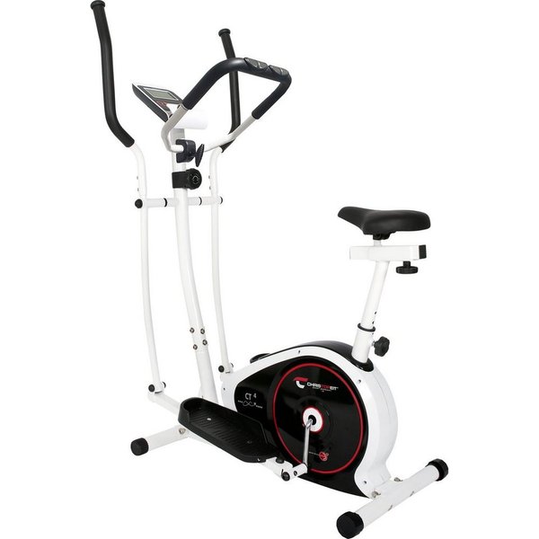 Christopeit Sport® Crosstrainer CT 4 (Cross- und Heimtrainer zugleich, Fitnessgerät), 100 kg max. Benutzergewicht, 8 Widerstandsstufen