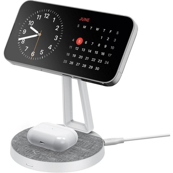 XLAYER MagFix Pro 2-in-1 Ladestation Apple Wireless Charger I Magsafe I 15W Wireless Charger