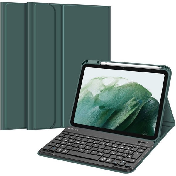 Fintie für iPad 11. Generation 11" 2025(A16), iPad 10. Generation 2022 10.9" Apple-Tastatur (Case mit Pencil Halter, magnetisch Abnehmbarer Tastatur(QWERTZ Layo