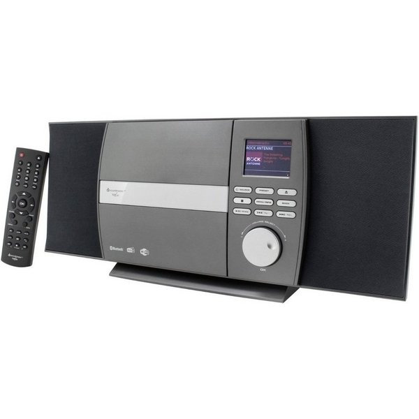Soundmaster ICD1010AN Internetradio mit CD-Player DAB+ Bluetooth USB Internet-Radio (Internet, DAB+, UKW-RDS, 10 W, Equalizer, steuerbar per Fernbedienung oder 