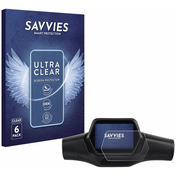 Savvies Displayschutzfolie Schutzfolie für Segway Ninebot ZT3 Pro D, 6 Stück, Displayschutz Schutz Folie Klar Transparent
