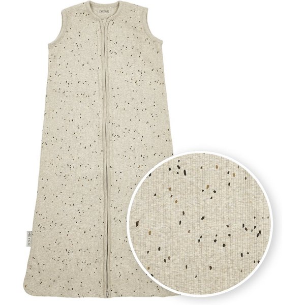 Meyco Baby Babyschlafsack Mini spot Sand Melange (95% Baumwolle / 5% Elastan, 1 tlg), 70cm
