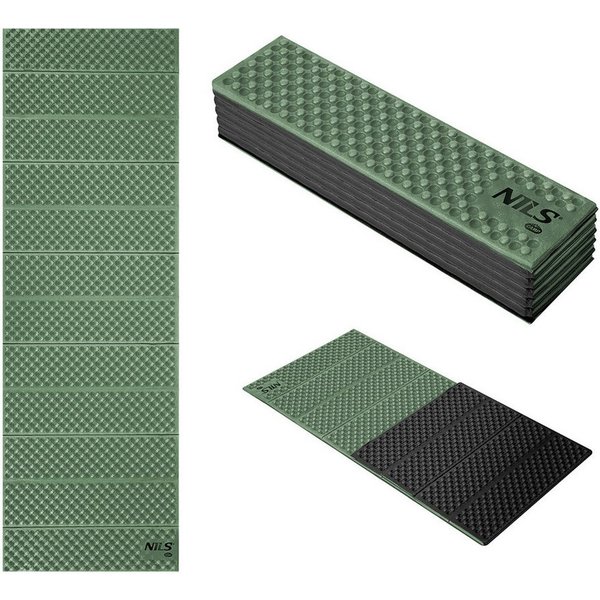 NILS CAMP Isomatte faltbare Matte Outdoor Angelmatte Gartenmatte 188cm