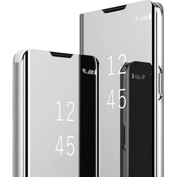FITSU Handyhülle Spiegelhülle für Samsung Galaxy S26 Handytasche Flipcase 6,3 Zoll, Schlanke Klapphülle, elegantes Flipcase, Handyhülle mit Standfunktion