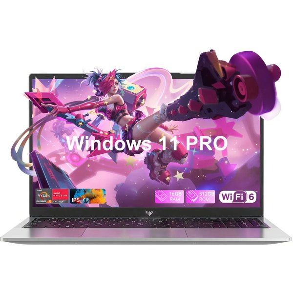 ACEMAGIC 15,6 Zoll, AMD Ryzen 5 7430U,16 GB DDR4, 512GB SSD, gaming Notebook (35,74 cm/15,6 Zoll, AMD R5 7430U AMD Ryzen 5 7430U, AMD Radeon Graphics, 16 GB, 51