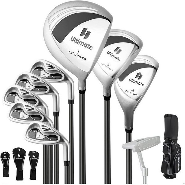 COSTWAY Golfschläger + Golfbag, Komplettes Golfschläger-Set für Damen