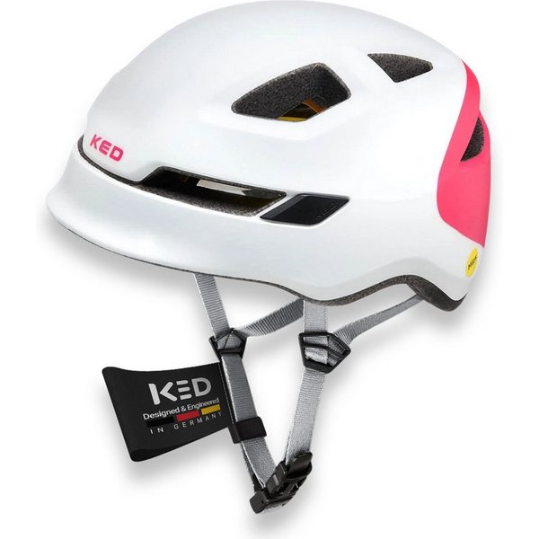 KED Kinderfahrradhelm POP Kinderhelm, Leicht Mit 8 Belüftungsöffnungen, MIPS Schutz, LED-Rücklicht