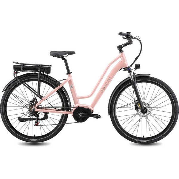 Maxtron E-Bike ATB Maxtron Urban 8 City-E-Bike 28 Zoll, 7 Gang Shimano, Kettenschaltung, Mittelmotor, 460 Wh, (mit integr. Akku), Elektrofahrrad für Alltag und 