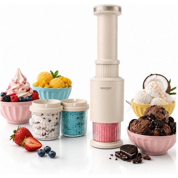 Seeger Eismaschine für Zuhause, 1,05 l