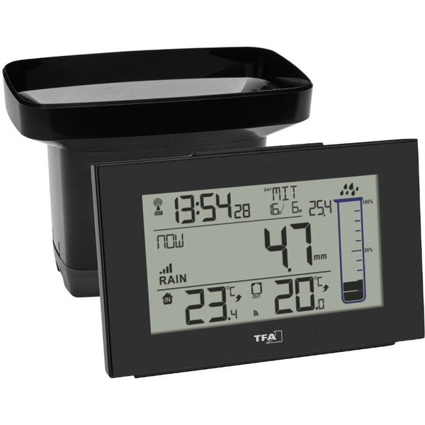 TFA 47.3006 SPLASH digitaler Funk-Regenmesser Niederschlagsmesser Regenmesser