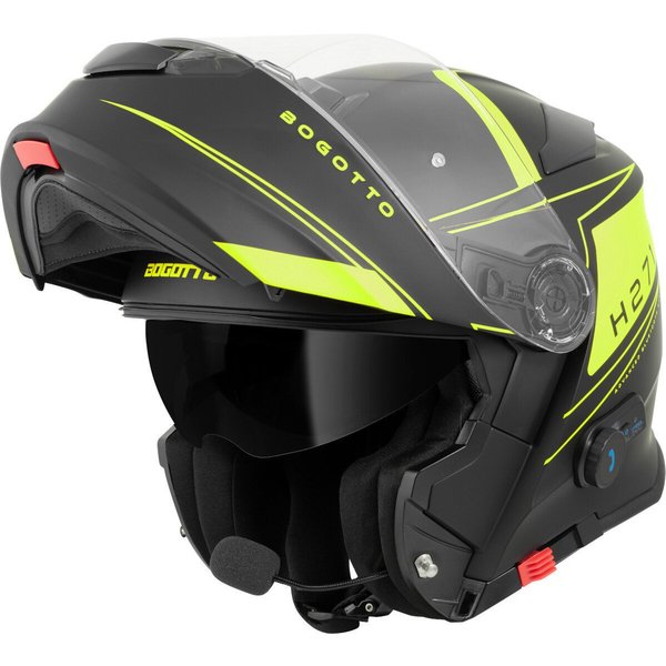 Bogotto Motorradhelm H271 Taog Bluetooth Klapphelm