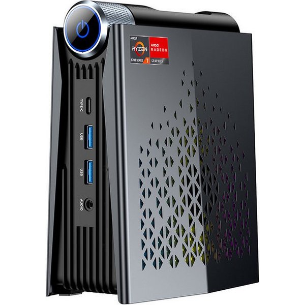 ACEMAGIC S3A AMD Ryzen7 H255 16 GB RAM,512 GB SSD, Windows 11 Pro Gaming Mini-PC (AMD Ryzen 7 H255 H255, AMD Radeon™ 780M, 16 GB RAM, 512 GB SSD, bis 4,90 GHz, 
