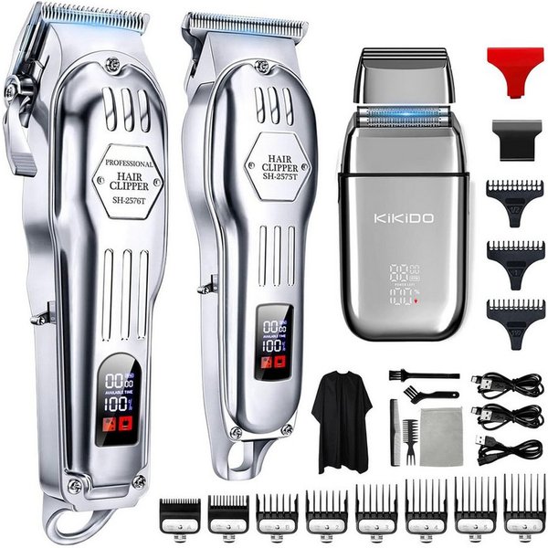 ANYSUN Haarschneider Profi Haar- und Bartschneider Elektrisch Haarschneidemaschine Set, Rasierer Elektrisch & Bartschneider Kit Haartrimmer Herren, Akku/Netz
