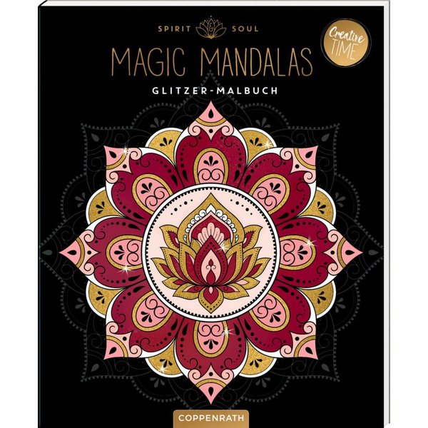 Spirit & Soul Magic Mandalas - Glitzer-Malbuch (Creat. Time) Glitzer-M / diverse