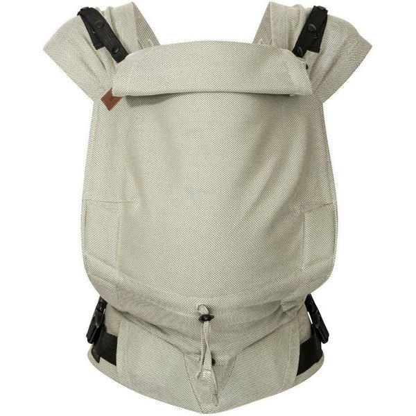 Hoppediz Babytrage Primeo, ab Geburt (2,5 kg) Bauchtrage & Rückentrage aus 100 % Bio-Baumwolle