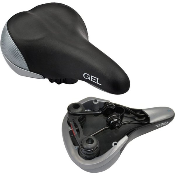 Diedrich Filmer GmbH Fahrradsattel Fahrrad Sattel Komfortsattel Fahrradsitz Herrensattel mit Geleinlage (Gel-Herrensattel, 1-tlg., Speziell der besonderen Anato