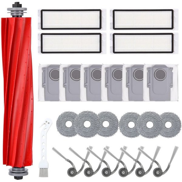 SURFOU Staubsaugerdüsen-Set 24 Stück Zubehör für Roborock QV 35A / QV 35S/Qrevo S Pro, (QR598 Saugroboter)