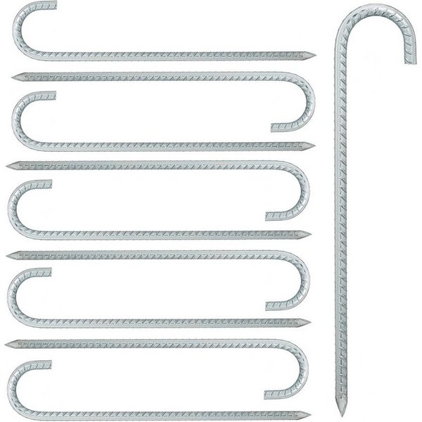 relaxdays Zelthering XL Bodenanker 10er Set, (10-St)