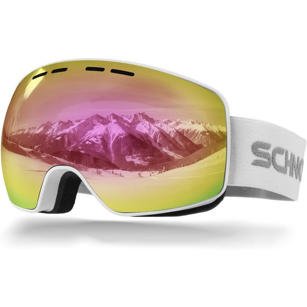 SCHNORR Sportbrille Schnorr Skibrille Ventra - Sphärisch, Pink (S2), Full REVO, Anti-Fog, (1-St), Full REVO-Beschichtung Pink (S2)