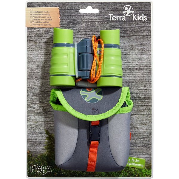 Haba Terra Kids Fernglas mit Tasche Kinderfernglas (unisex neutral)